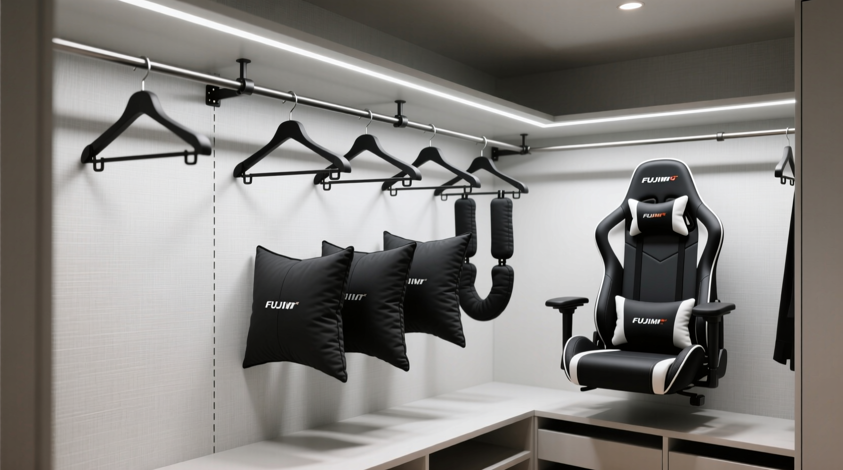 closet organization tips for gaming chair pillows