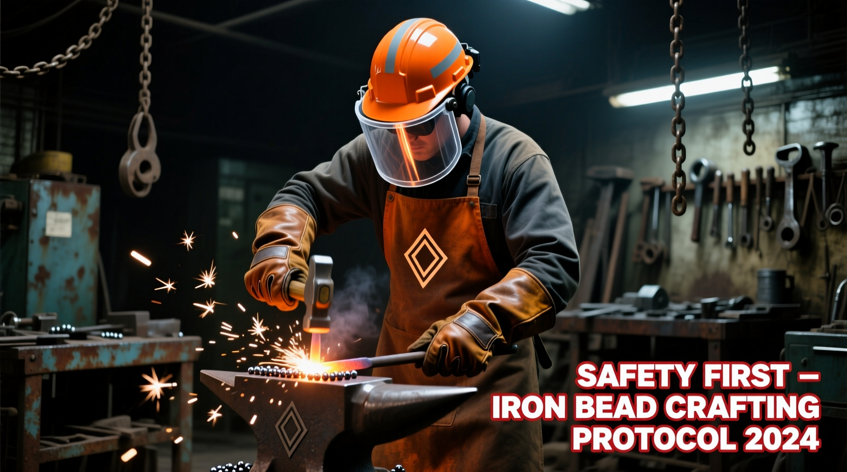 Safety equipment for iron bead crafting