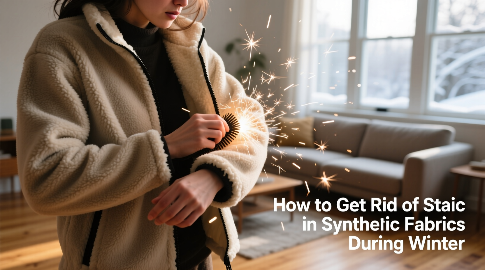 how to get rid of static in synthetic fabrics during winter