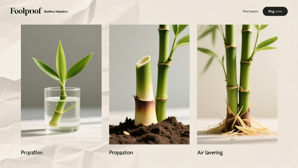 Low-Maintenance Bamboo Propagation Methods