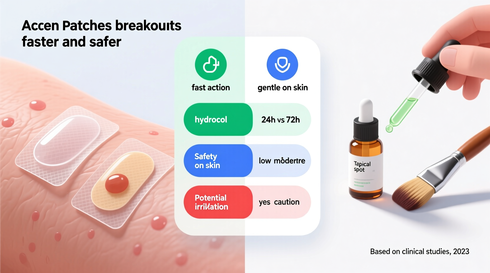 acne patches vs spot treatments which clears breakouts faster and safer