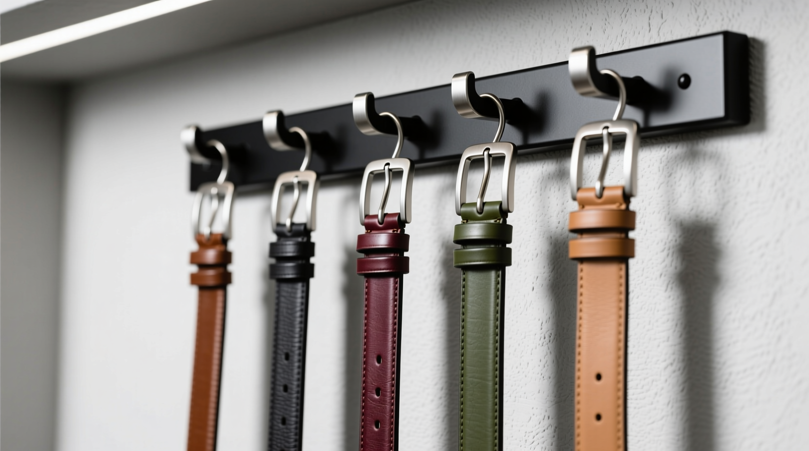 leather belt storage without creasing