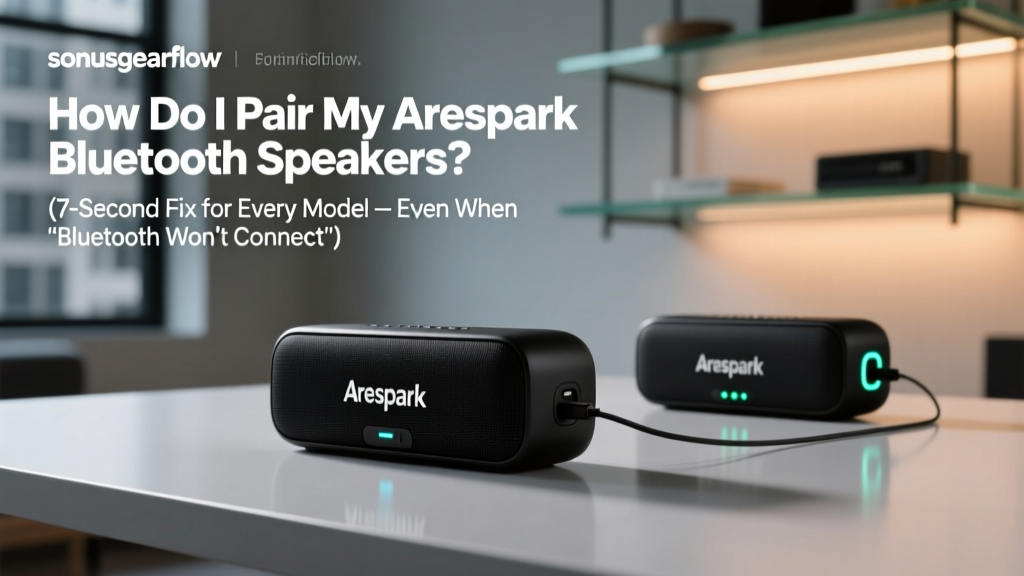 Arespark Bluetooth Speaker Pairing Guide (2026)