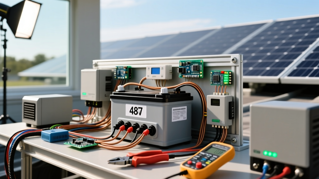 How Does the Solar Power Plant Work: 48V Off-Grid Sizing and Flow
