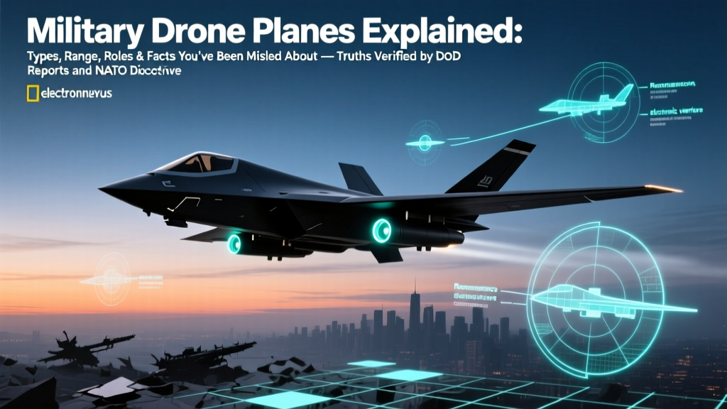 Military Drone Planes Explained: Types, Range, Roles & Facts You’ve Been Misled About — Truths Verified by DoD Reports and NATO Doctrine