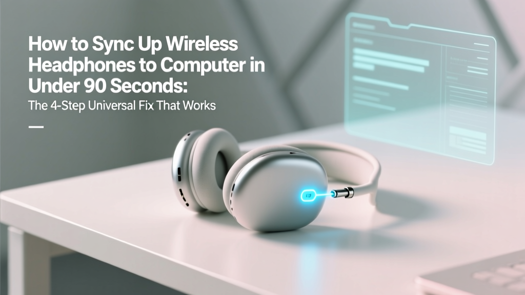 Sync Wireless Headphones to Computer (2026)
