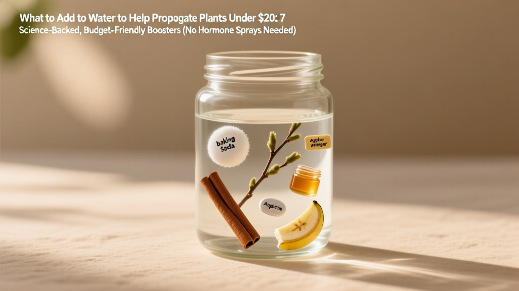 What to Add to Water to Help Propagate Plants Under $20