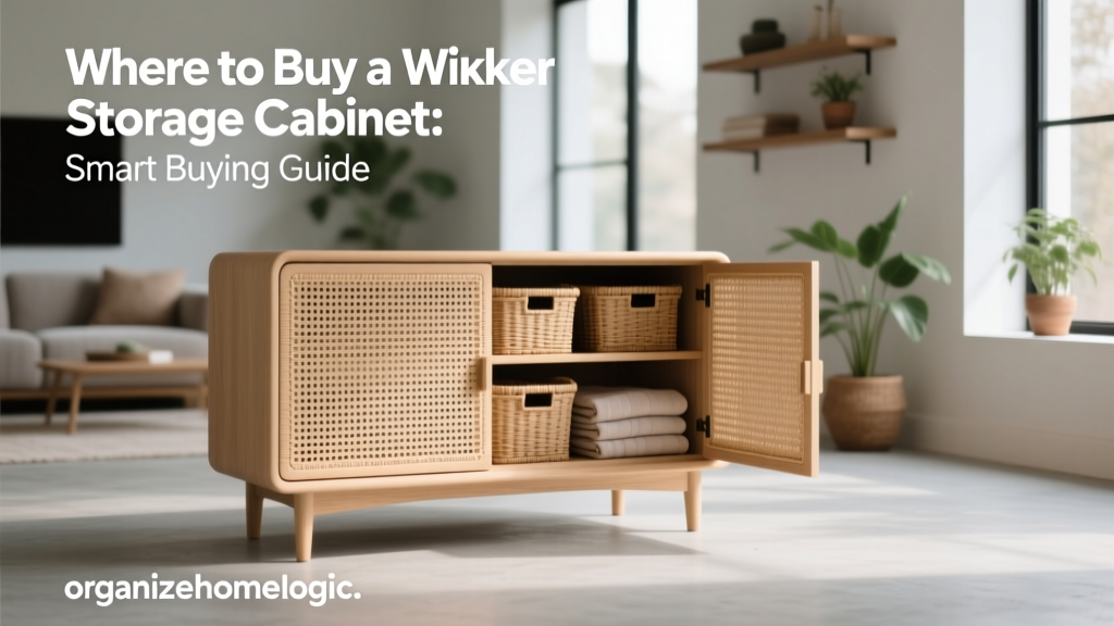 Where to Buy a Wicker Storage Cabinet: Smart Buying Guide