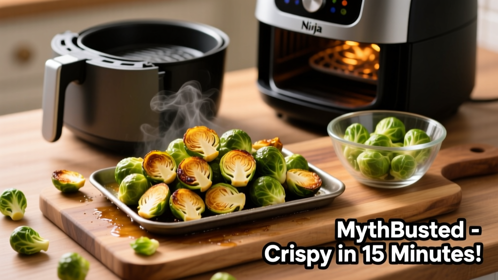 Crispy Brussels Sprouts in a Ninja Air Fryer (Myth-Busted!)