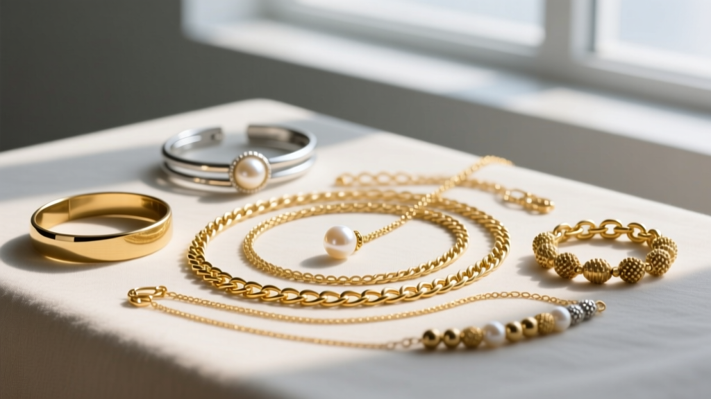 How to Match a Gold Chain With Other Jewelry