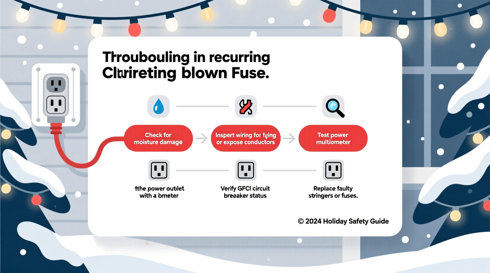 why is my outdoor christmas light fuse keeps blowing troubleshooting guide