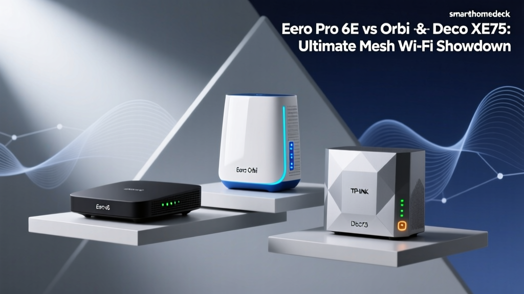 Eero Pro 6E vs Orbi vs Deco XE75: Ultimate Mesh Wi-Fi Showdown
