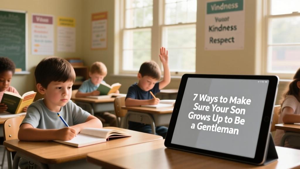 7 Evidence-Based Ways to Raise a Gentleman: What Neuroscience, Pedagogy, and Real-World Data Reveal