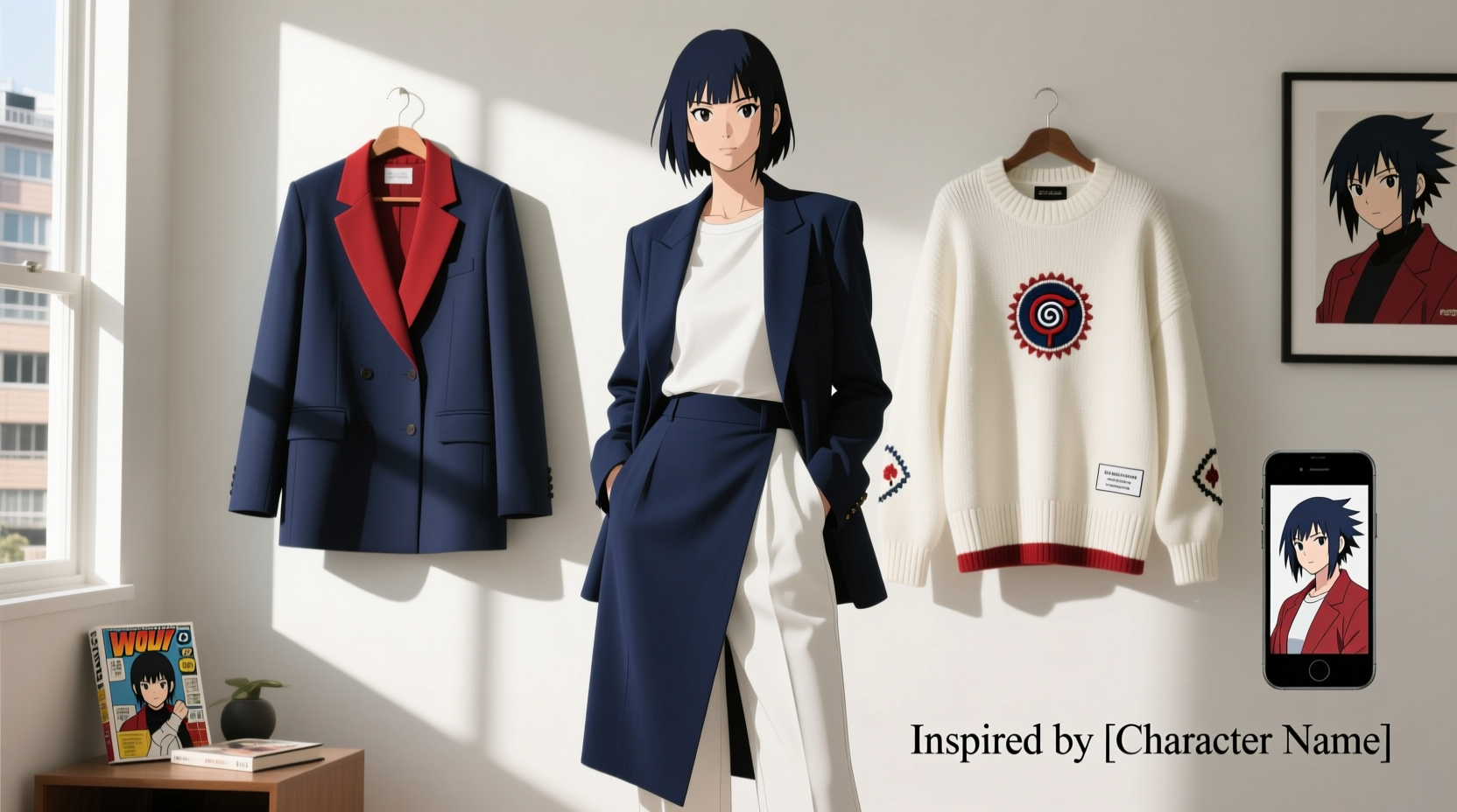how to build a capsule wardrobe around your favorite anime character