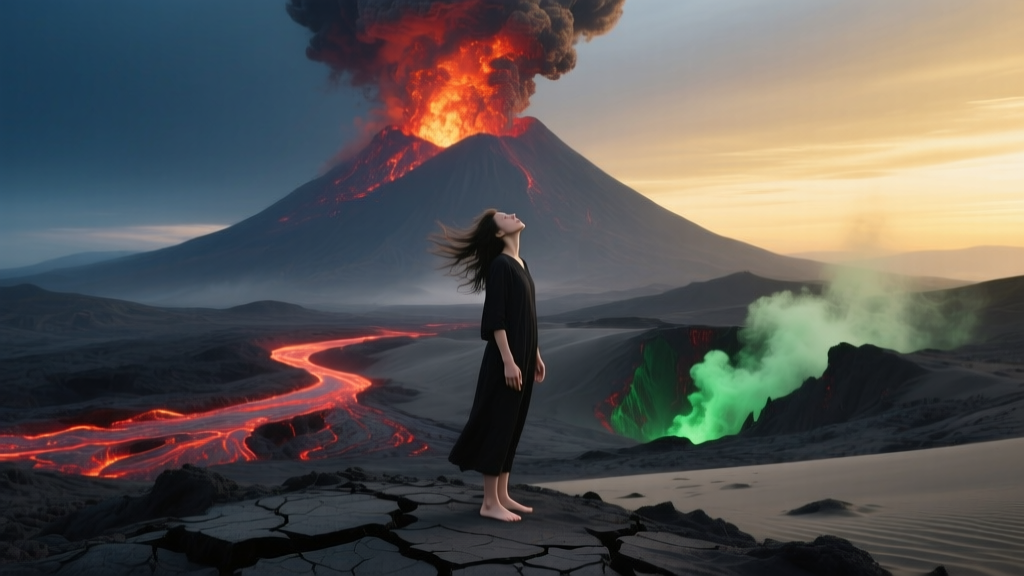 Volcano Feeling Awe: Emotional Dream Meaning