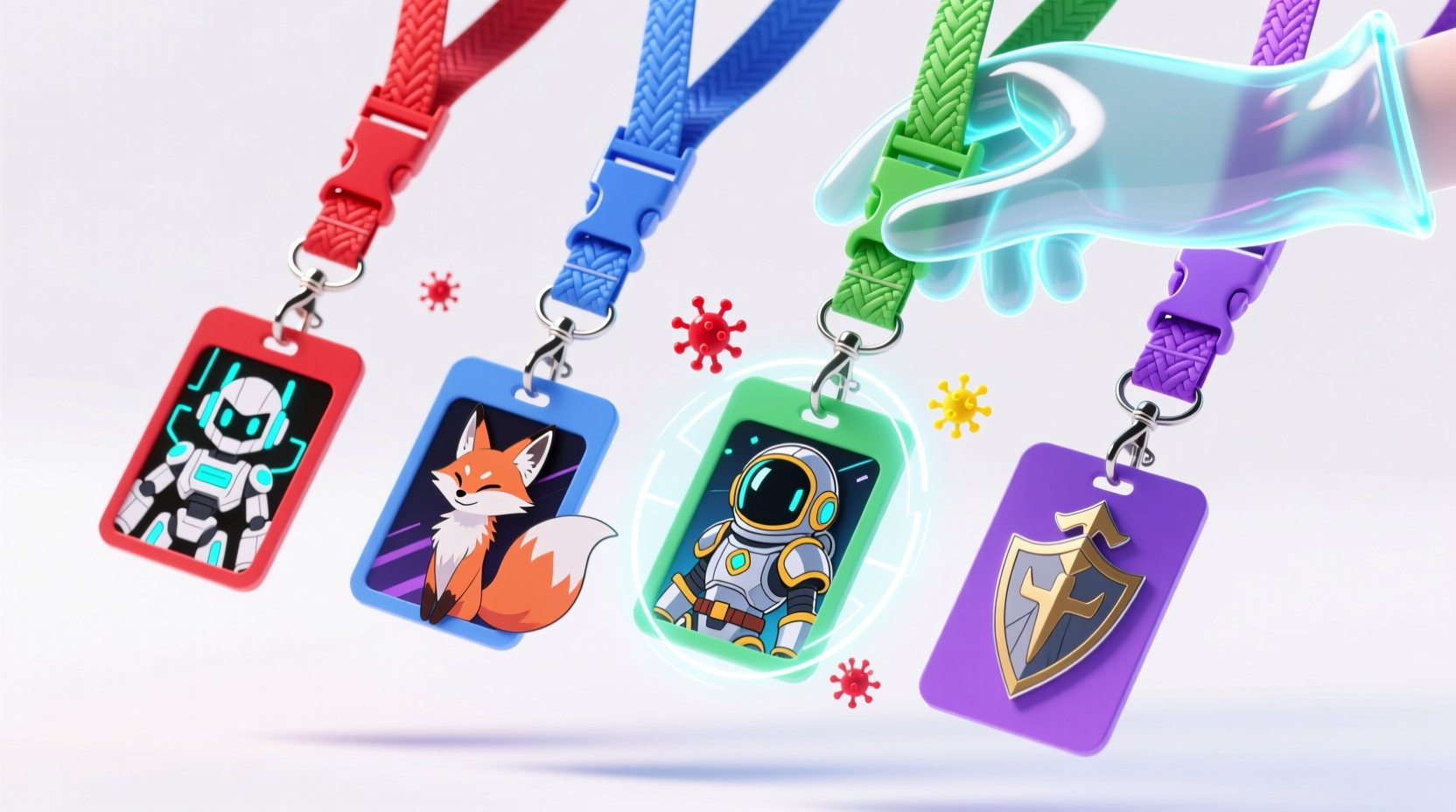 how to sanitize a shared anime convention lanyard
