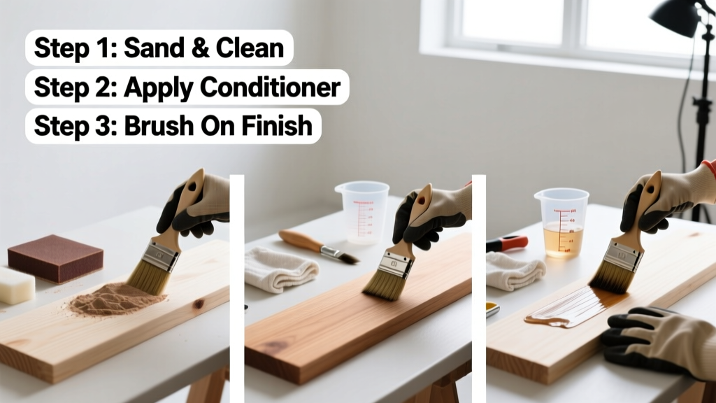How to Apply Wood Finish: A Step-by-Step Guide