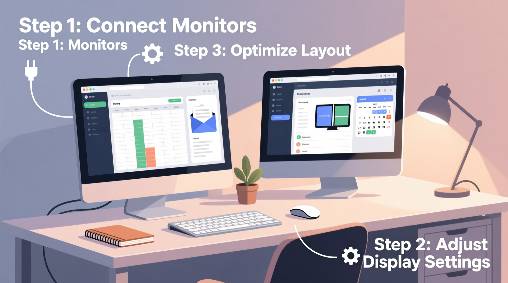 How To Set Up Dual Monitors For Maximum Productivity No Tech Degree Needed