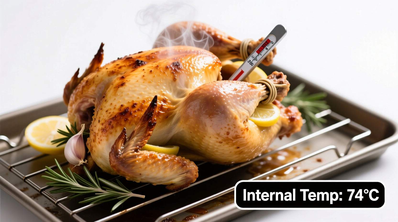 what temperature to cook a full chicken