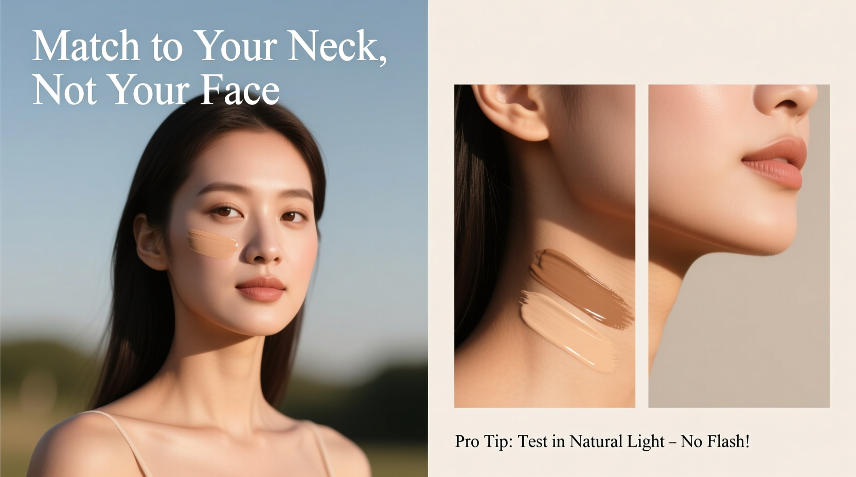 how to pick the perfect foundation shade online without testing first