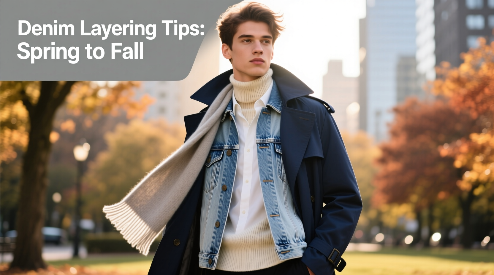 denim jacket layering tips for transitioning between spring and fall