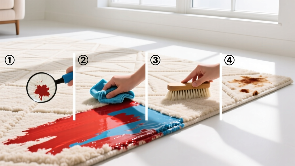 Tested: How to Get Paint Out of Area Rug Fast