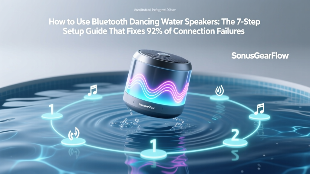 Bluetooth Dancing Water Speakers: Setup & Fixes (2026)