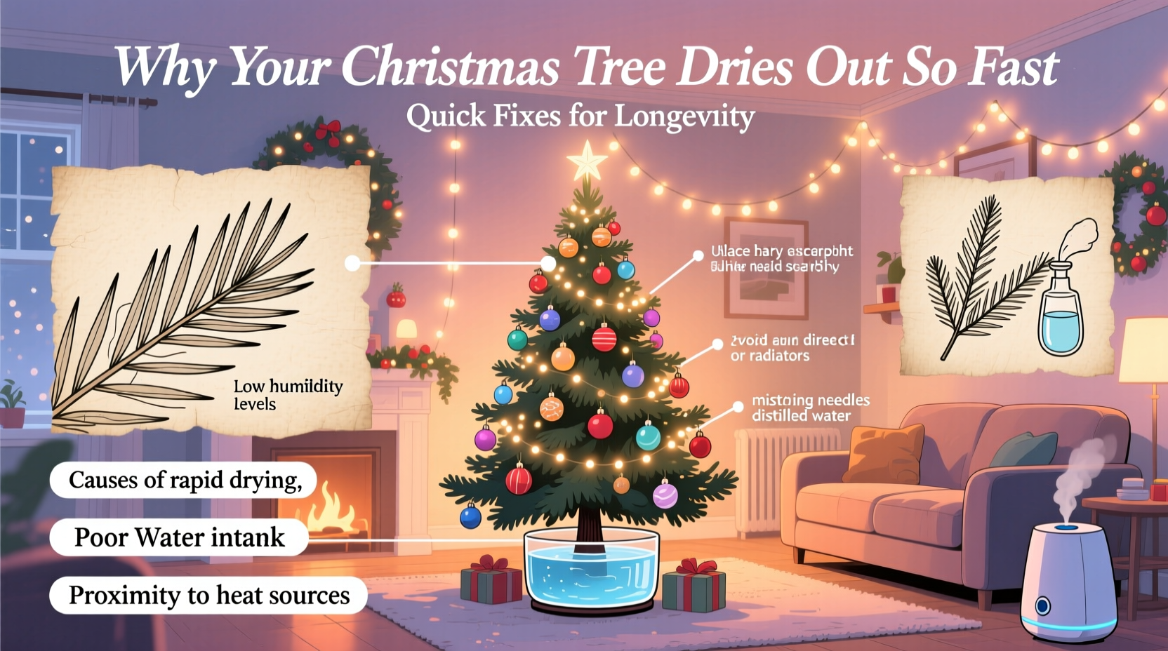 why does my christmas tree dry out so fast causes and quick fixes for longevity