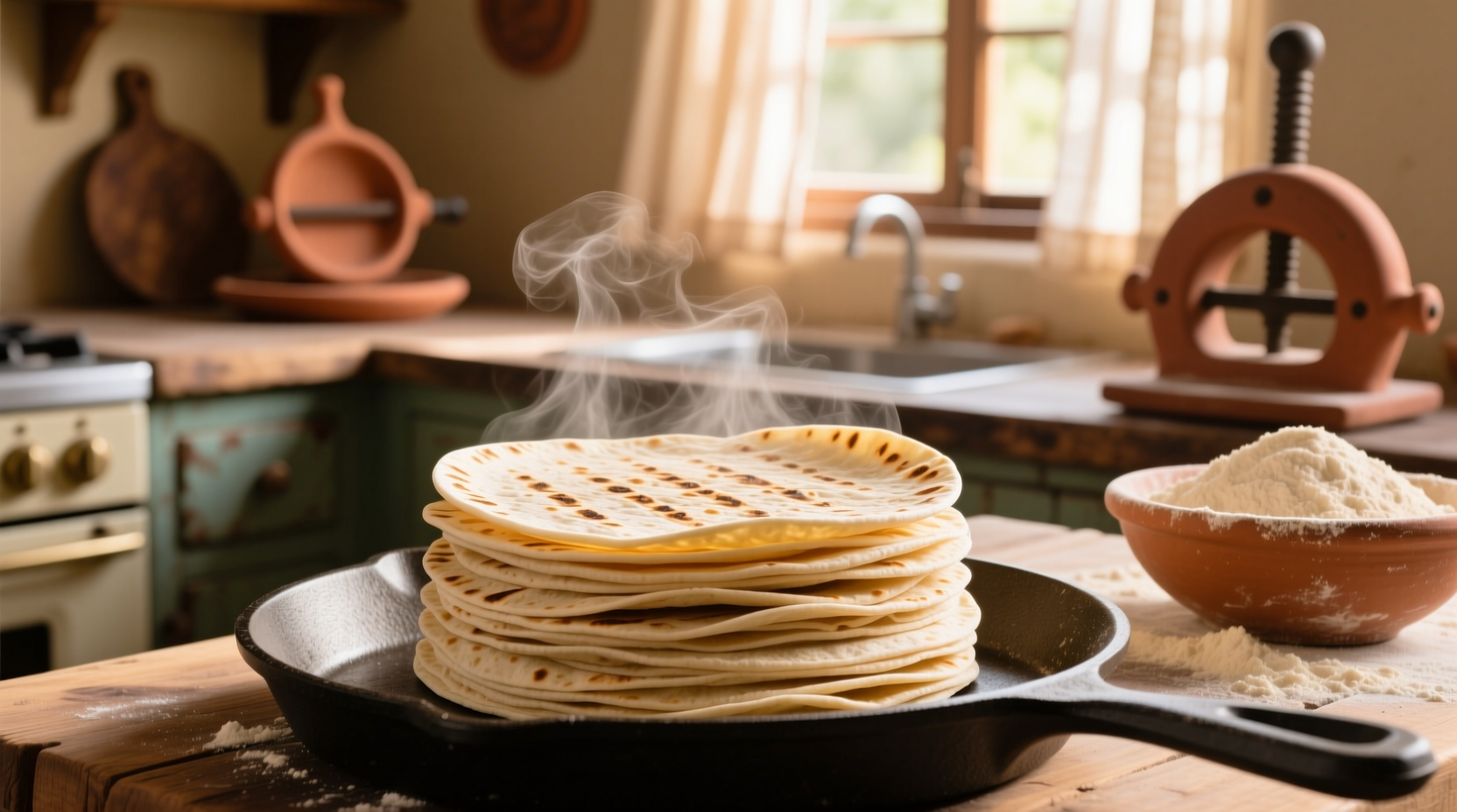 thin tender flour tortillas recipe