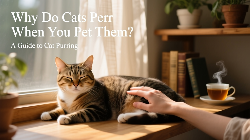 Why do cats purr when you pet them? A guide to cat purrs