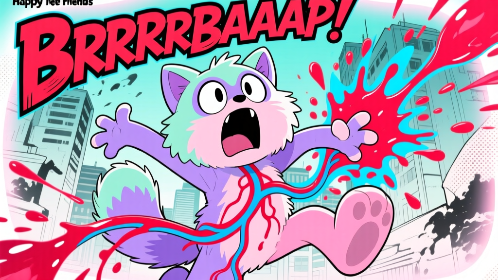 Pastel Fur, Arterial Spray: The Unhinged Visual Legacy of Happy Tree Friends