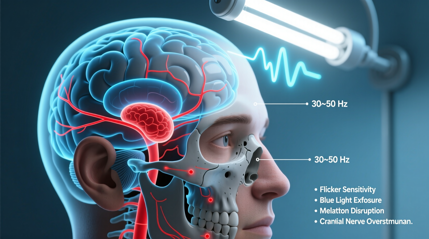 why do some people get headaches from fluorescent lighting