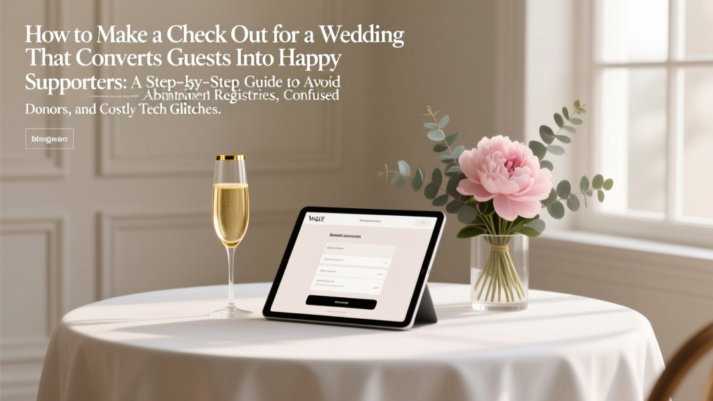 How to Make a Wedding Checkout That Converts (2026)