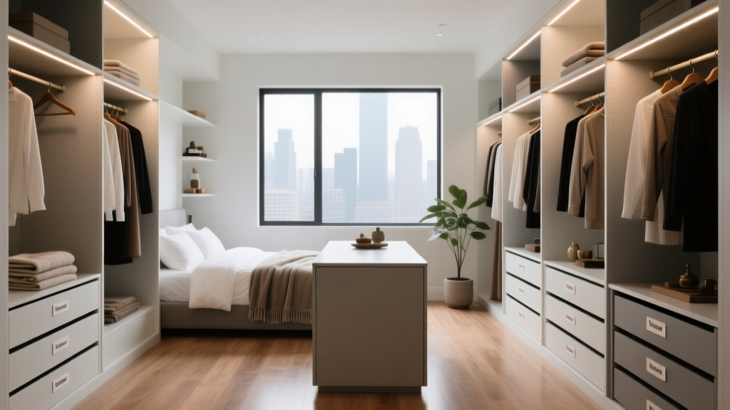 Turn a Small Bedroom into a Walk-In Closet