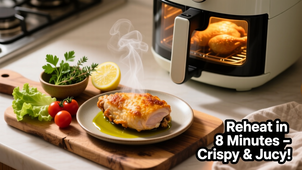 Reheat Frozen Pre-Cooked Chicken in Air Fryer