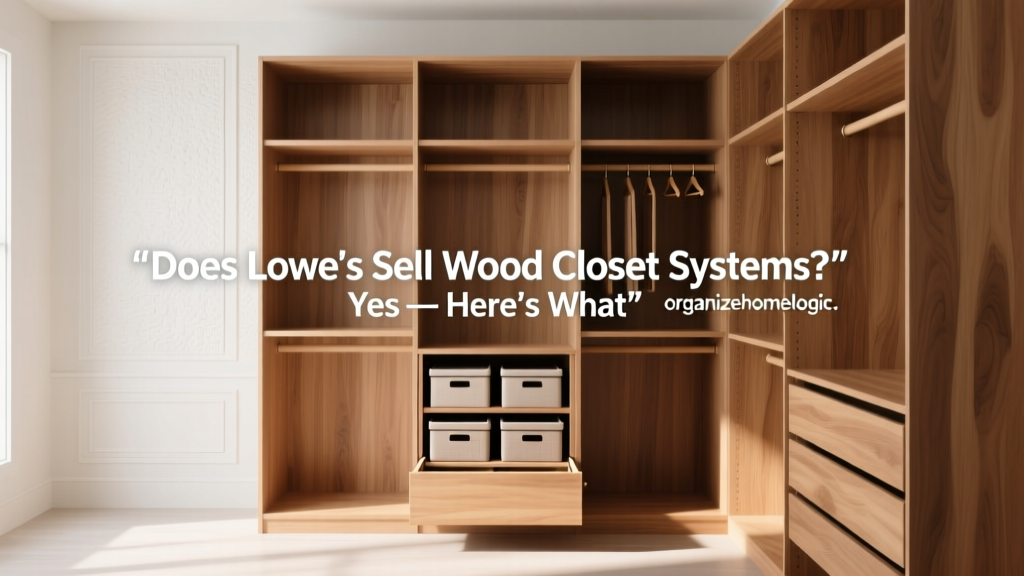 Does Lowe’s Sell Wood Closet Systems? Yes — Here’s What