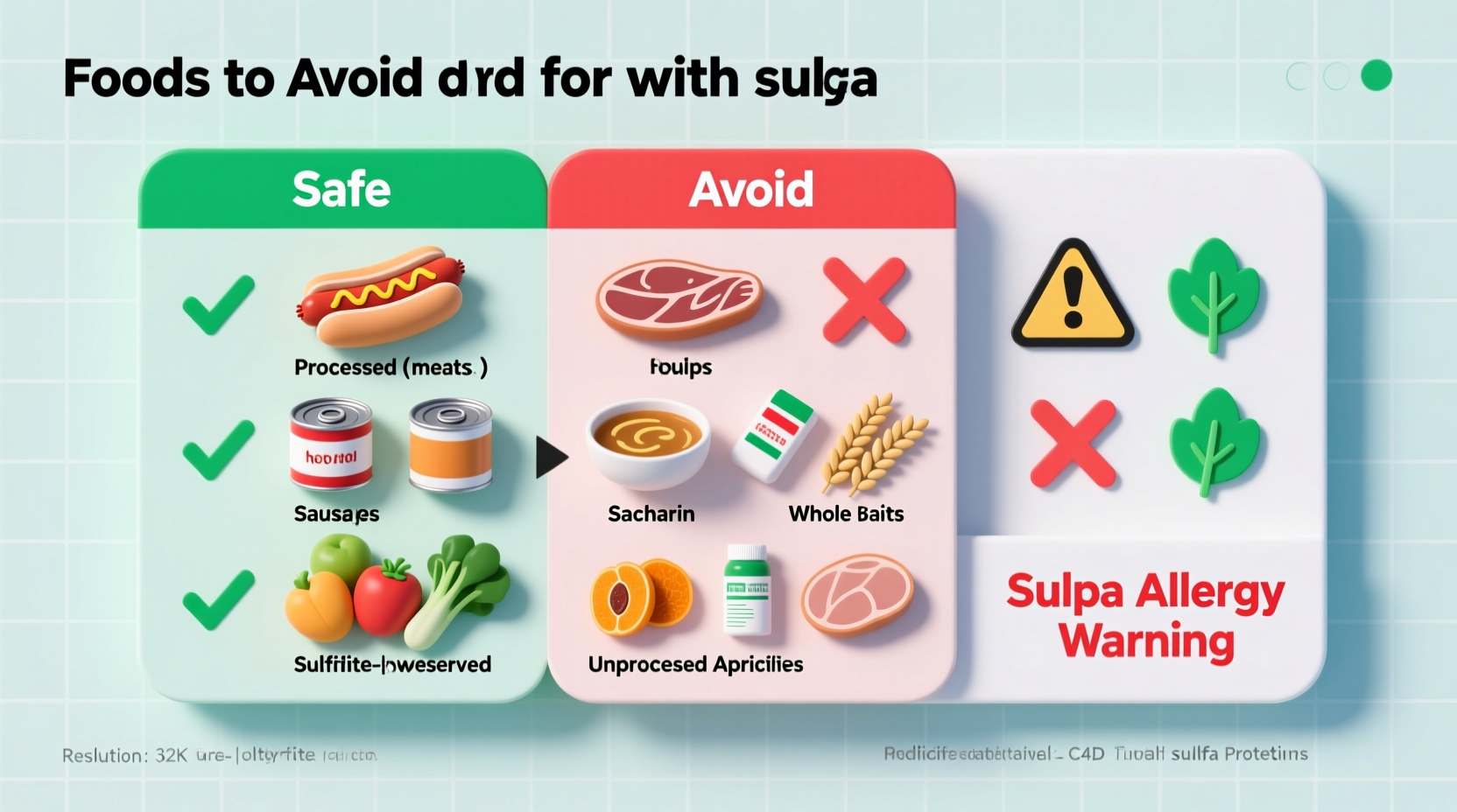 Sulfa Allergy Food Guide: What to Actually Avoid