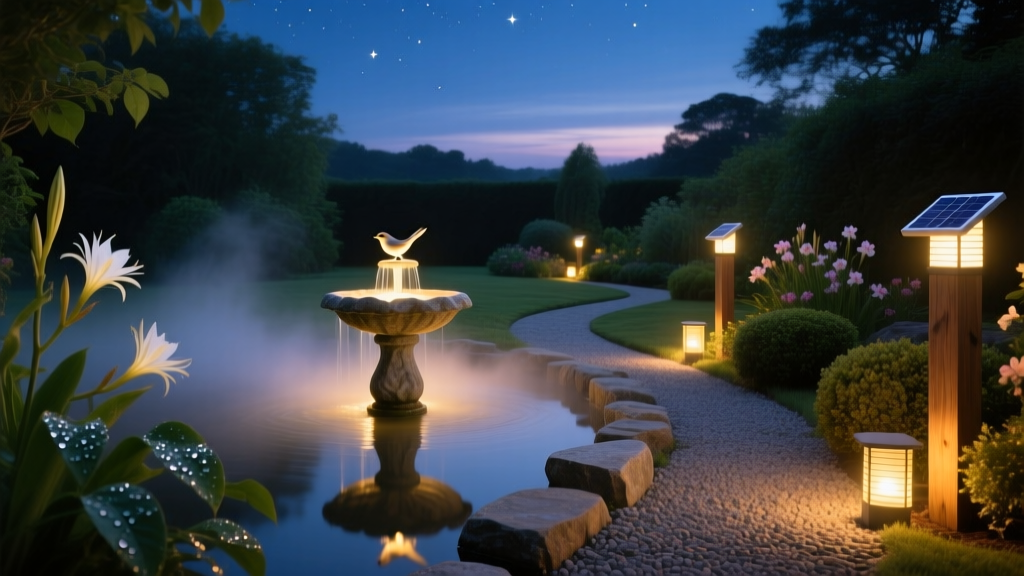 Solar Bird Bath Lights: 5 Models That Won’t Attract