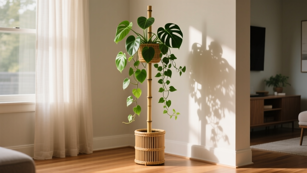 Indoor Plant Pole: Easy DIY Support for Climbing Plants