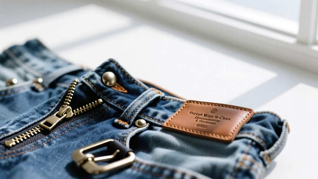 Proven Ways to Clean Denim Jeans Accessories & Attachments