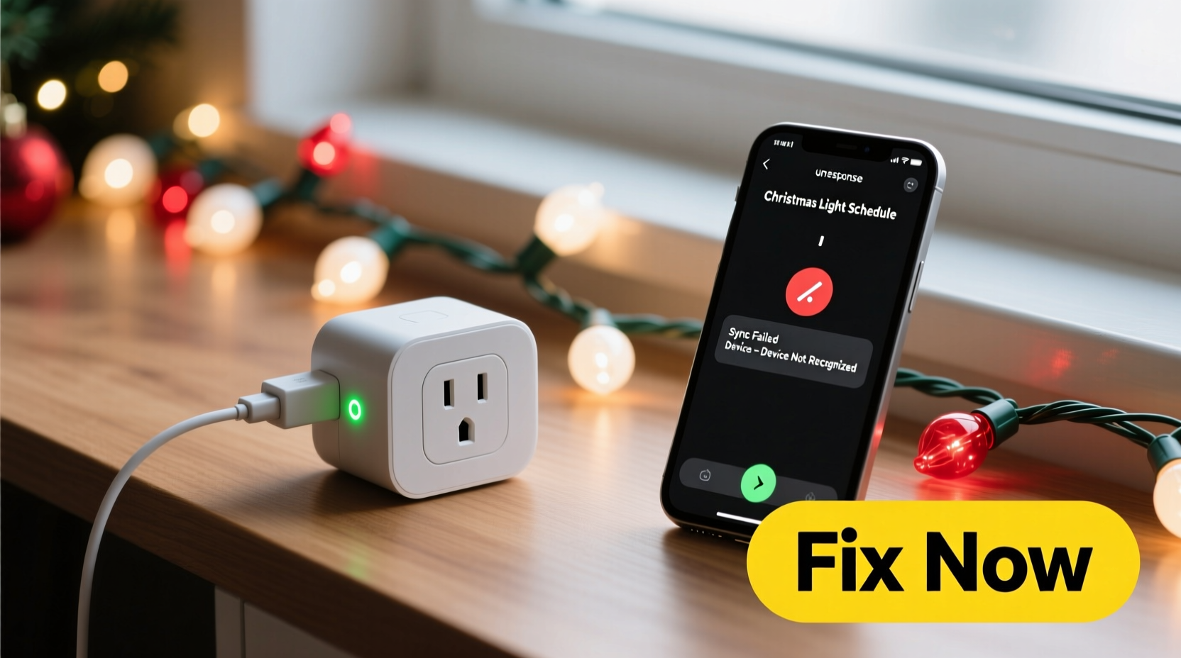 why does my smart plug not recognize my christmas light schedule fix it now