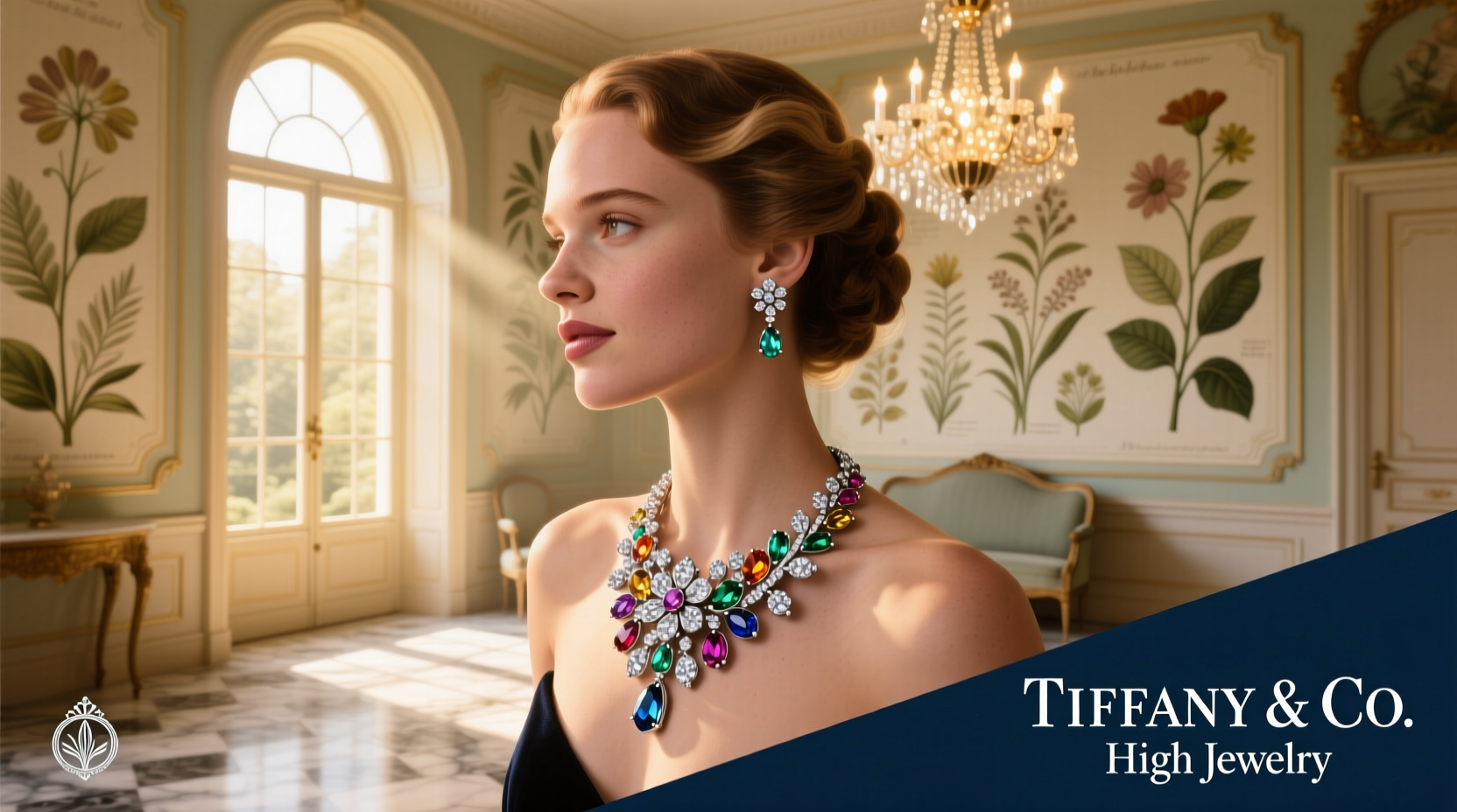 tiffany co unveils new high jewelry campaign showcasing schlumberger by tiffany creations worn by house ambassador anya taylor joy