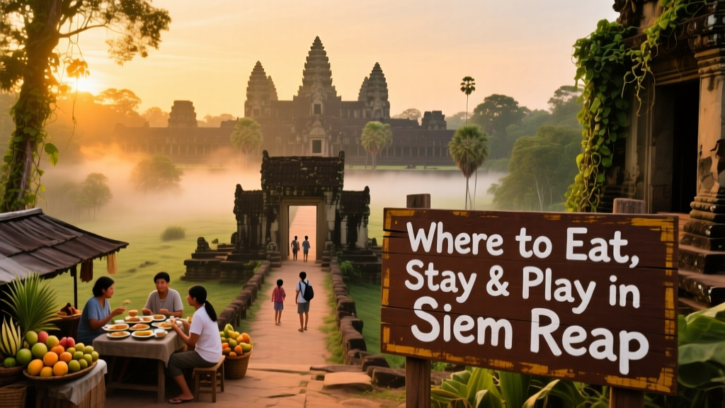 Where To Eat, Stay, and Play in Siem Reap, Cambodia: A Grounded, Local-Focused Guide