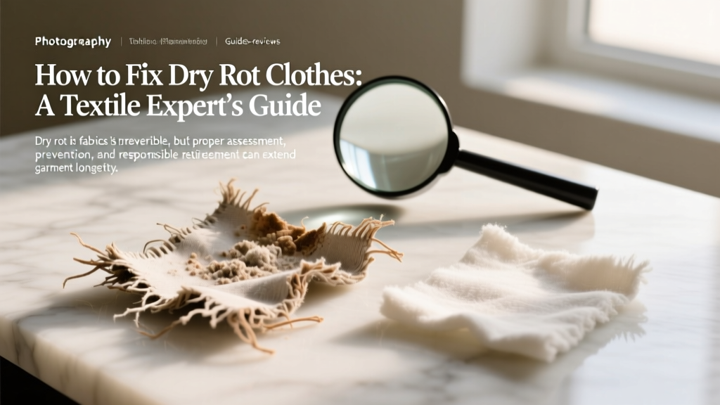 How to Fix Dry Rot Clothes: A Textile Expert’s Guide