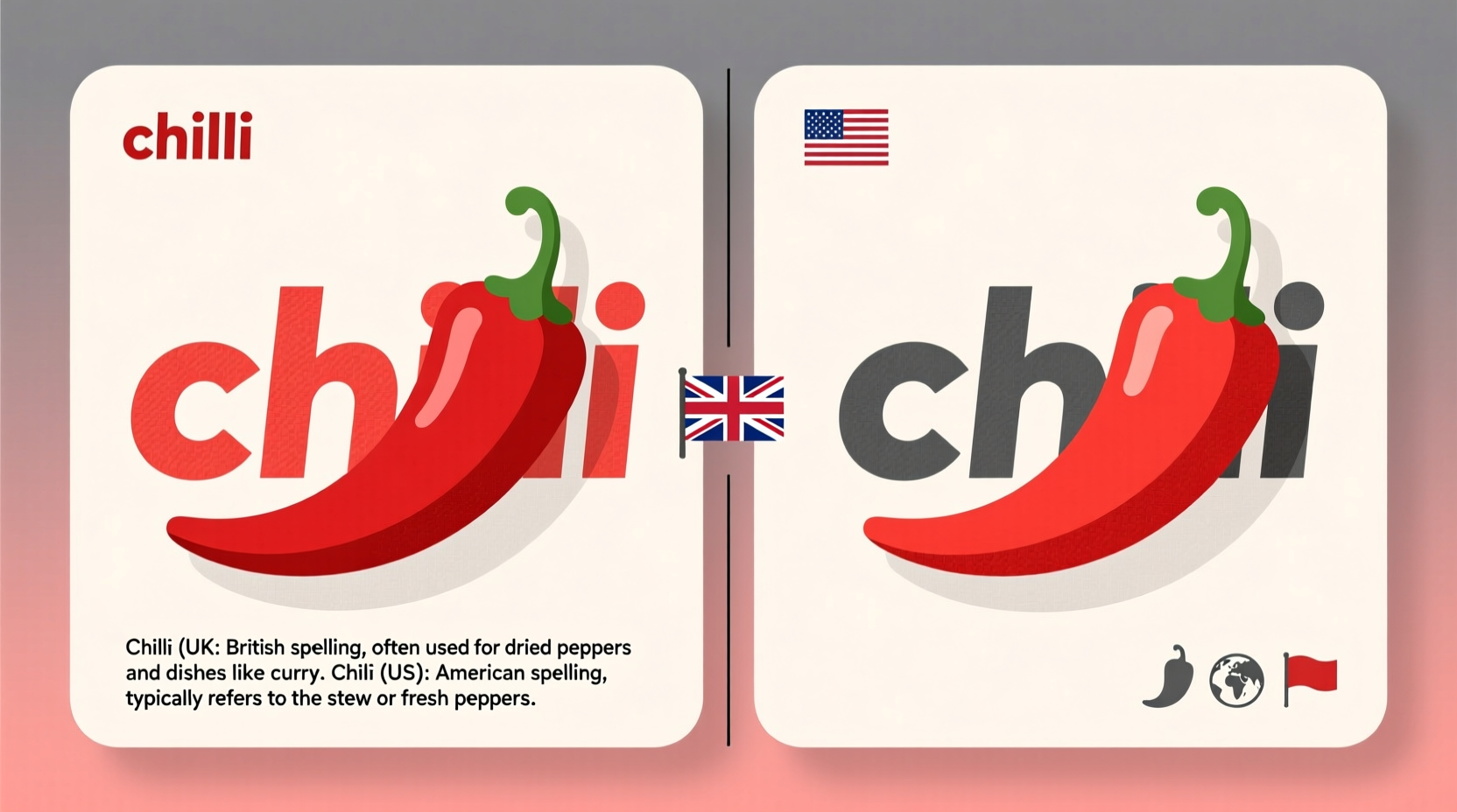 difference between chilli and chili spelling