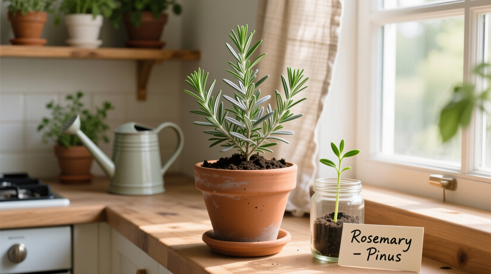 5 Steps to Grow Rosemary Indoors | TheHomeSprouts
