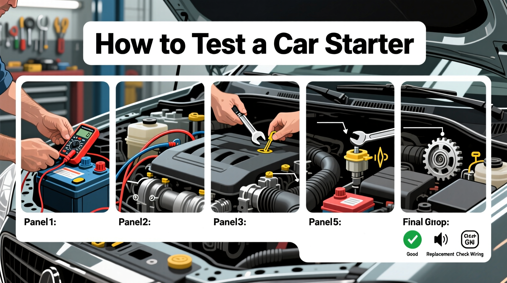 how to test a car starter
