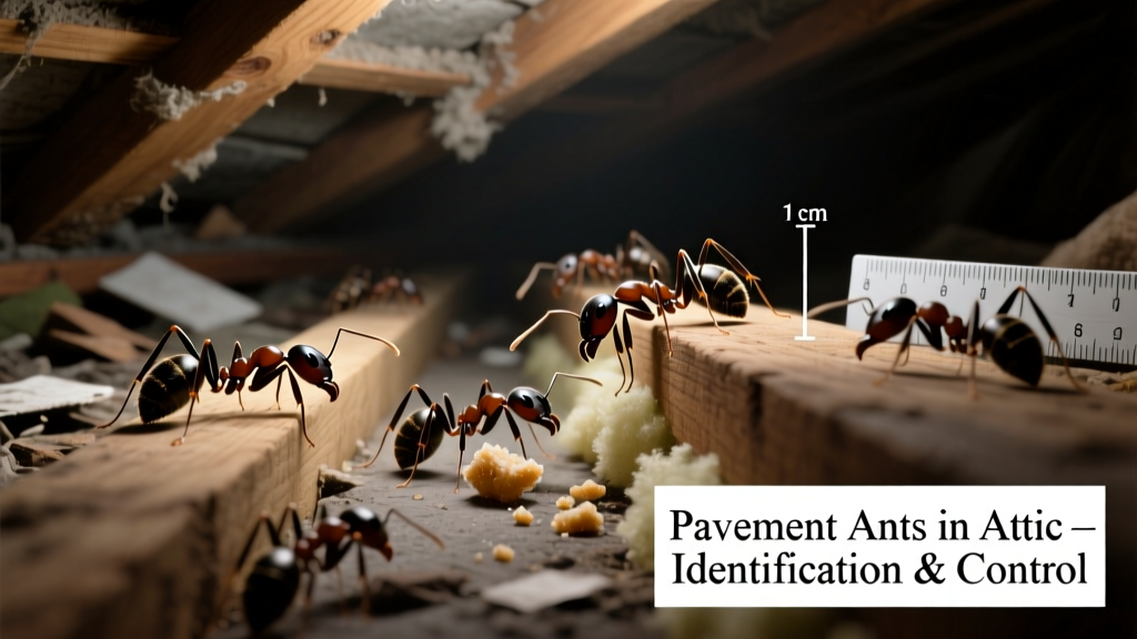 Pavement Ants in the Attic: Identification & Control