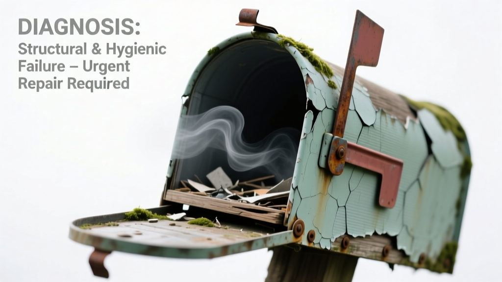 Mailbox Leaning and Smelling Bad: Quick Diagnosis