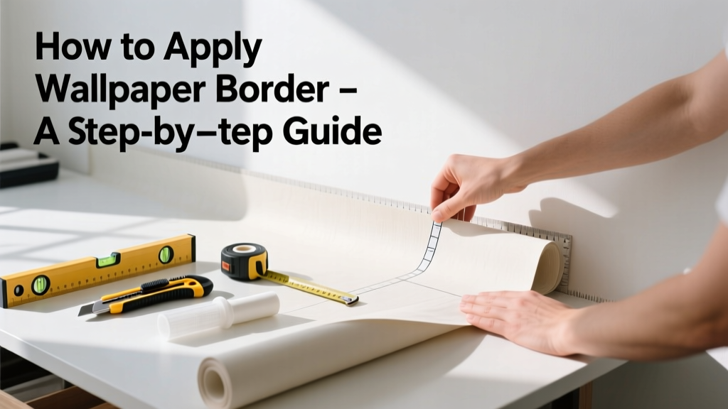How to Apply Wallpaper Border: A Step-by-Step Guide